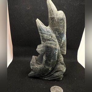 Large Labradorite Dolphin Crystal Blue Flash 1.4 lbs